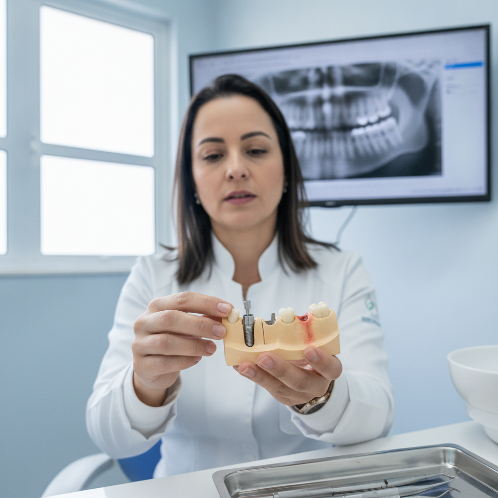 Implante Dentário Resolve Mau Hálito por Dente Perdido em Teutônia